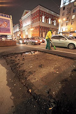В Москве торговое место подолгу пусто не бывает