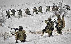 База грузинского спецназа напоминает элитный пансионат с военным уклоном 