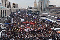 Акции протеста, прошедшие после декабрьских выборов в Госдуму, оказались самыми массовыми в новой российской истории  