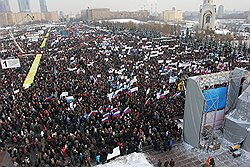 Митинг на Поклонной и шествие по Якиманке многим запомнились не текстами лозунгов, а числом участников 