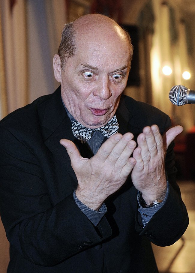 Чтение с листа. Актер Александр Филиппенко. Санкт-Петербург, 2010 год