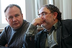 Экс-губернатор Олег Чиркунов (слева), пригласивший в 2008 году Марата Гельмана (справа) из Москвы в Пермь, теперь и сам уезжает в столицу  