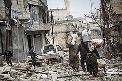 Сирийский народ входит в 2013 год по руинам некогда могущественного арабского государства