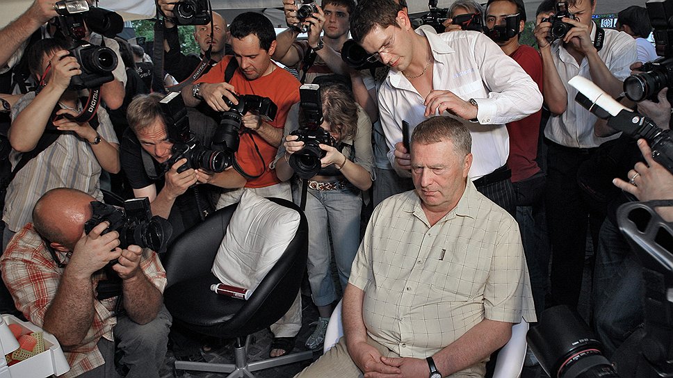 Лидер ЛДПР Владимир Жириновский. Москва, 2007 год  