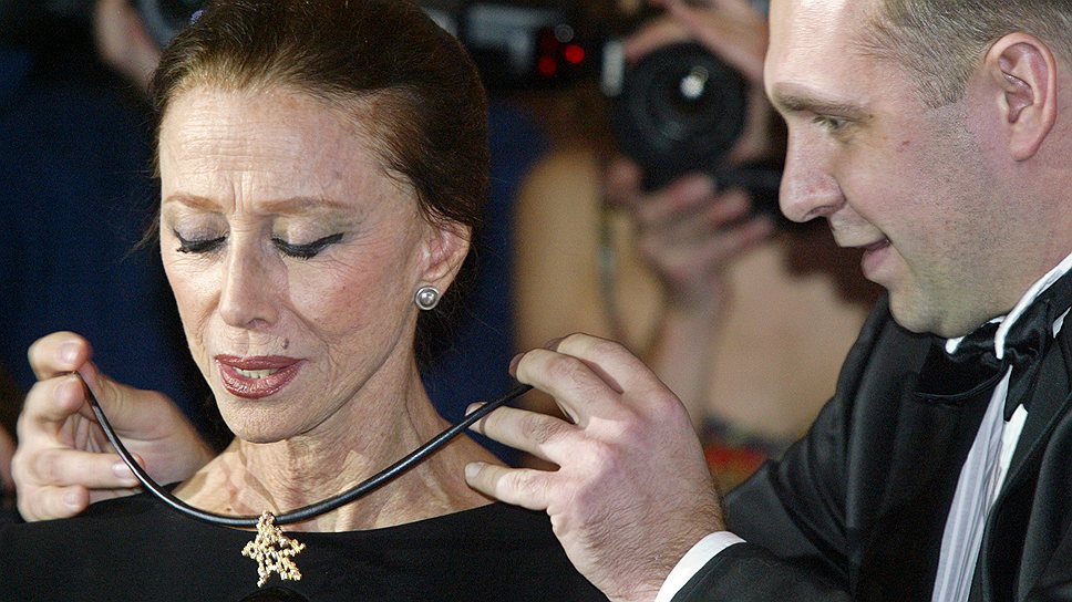 Балерина Майя Плисецкая. Москва, 2005 год