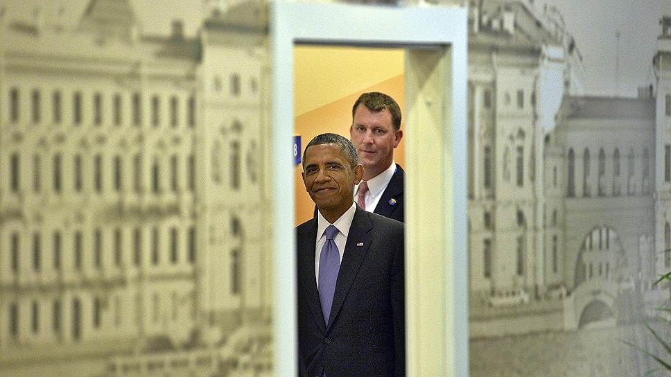 Президент США Барак Обама. Санкт-Петербург, 2013 год  