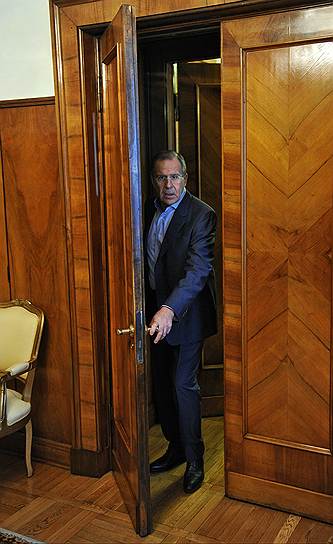 Министр иностранных дел России Сергей Лавров. Москва, 2012 год  