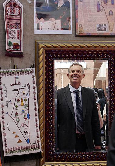 Британский премьер Тони Блэр. Вифлеем, 2008 год  