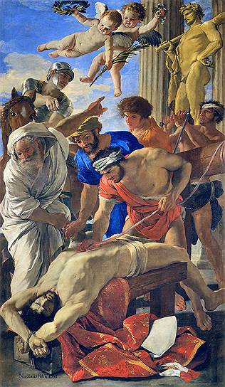 Никола Пуссен "Мученичество святого Эразма" (1628-1629)