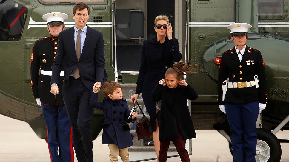 Иванка Трамп и Джаред Кушнер, советники президента США, одни из редких людей, которые не считают его некомпетентным фриком