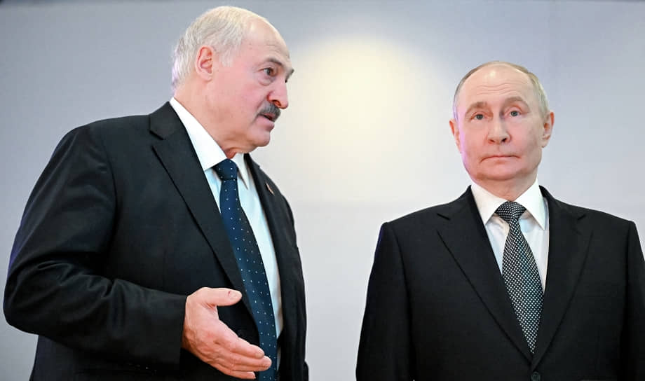 Александр Лукашенко и Владимир Путин