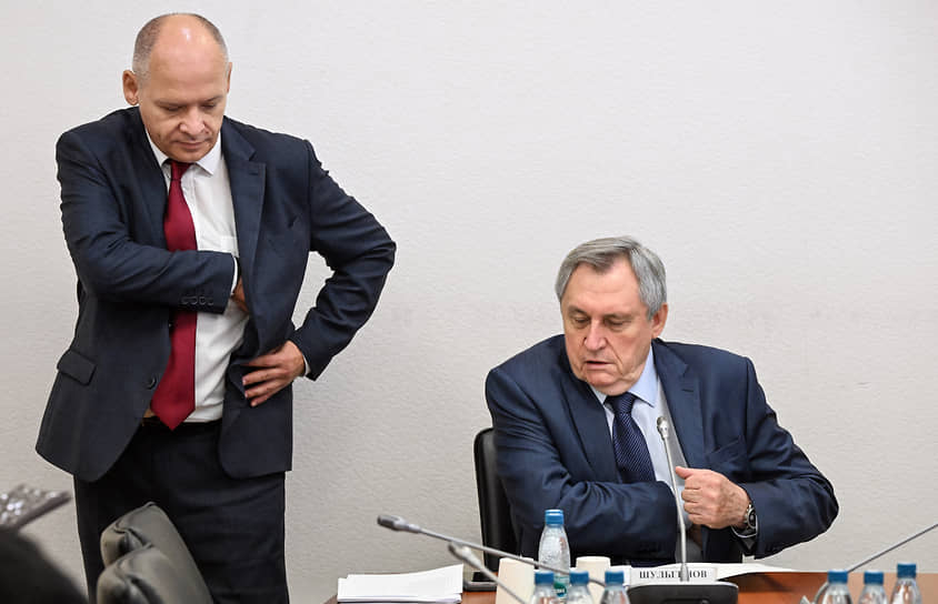 Депутат Николай Шульгинов (справа) на заседании комитета Госдумы по энергетике