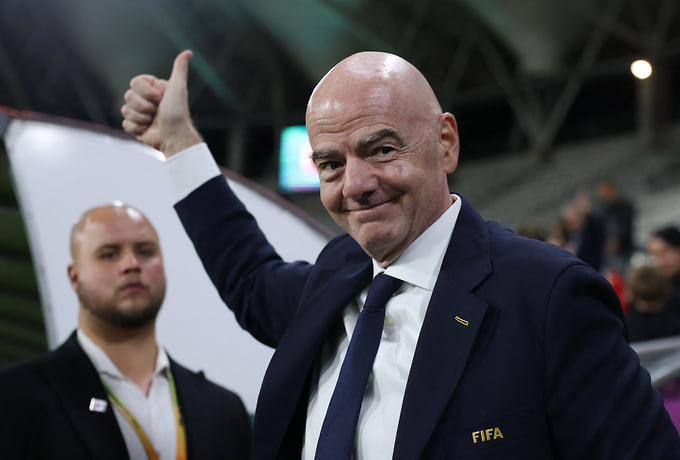 Президент FIFA Джанни Инфантино