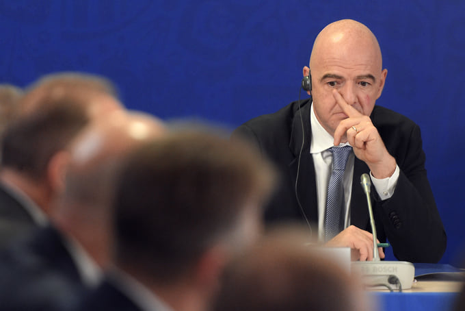 Президент FIFA Джанни Инфантино