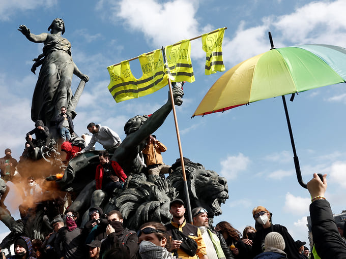 Против пенсионной реформы и за социальную справедливость, май 2023 года