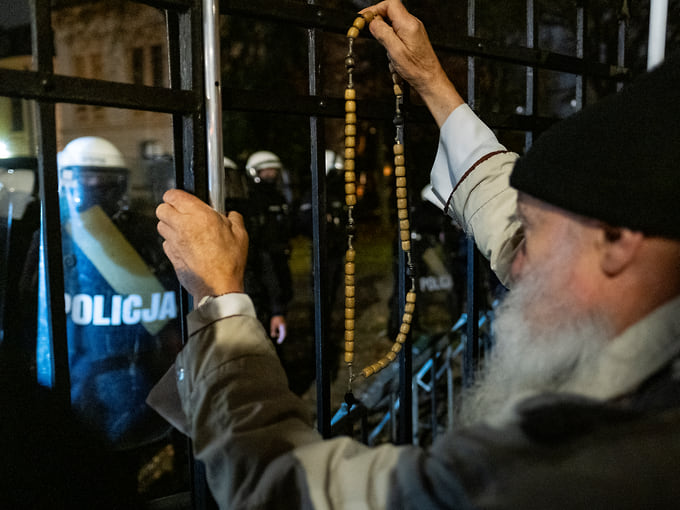 Протестующие всеми силами пытались донести свою позицию