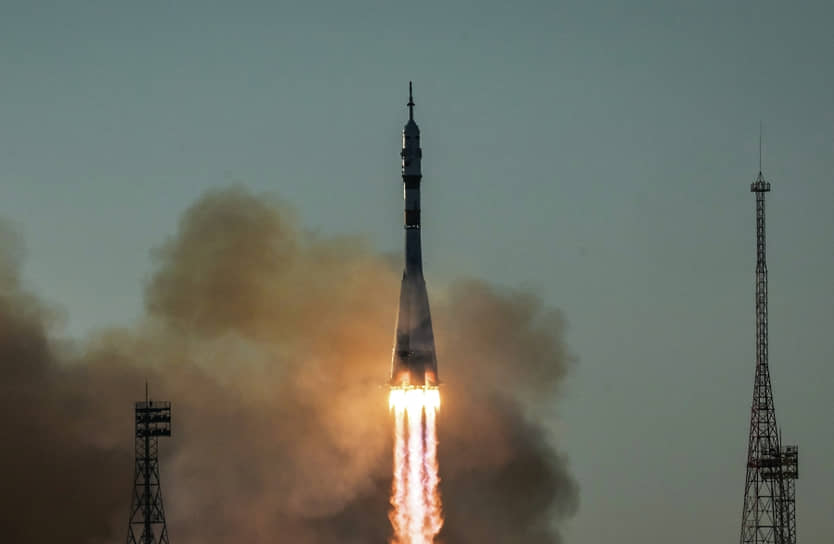 Запуск ракеты-носителя «Союз-2.1а» с площадки №31 космодрома Байконур
