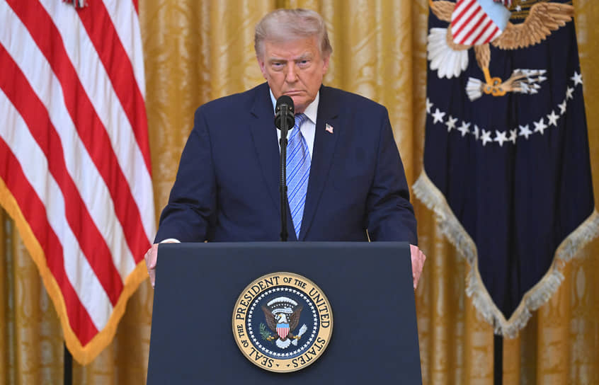Оппоненты Дональда Трампа решили, что главной целью его обращения к нации (на фото) было продавить закон, ограничивающий голосование на выборах по почте, что выгодно республиканцам и не выгодно демократам