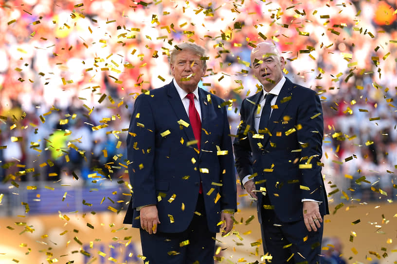 Дональд Трамп и Джанни Инфантино