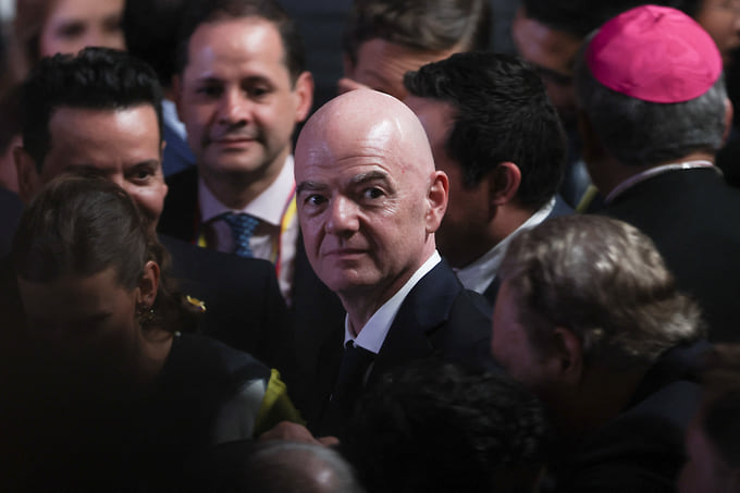 Президент Международной федерации футбола (FIFA) Джанни Инфантино 
