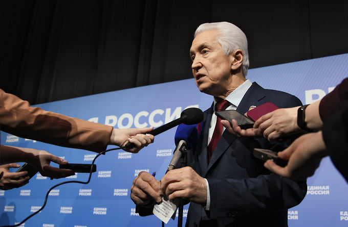 Нынешний руководитель думской фракции «Единая Россия» (ЕР) Владимир Васильев