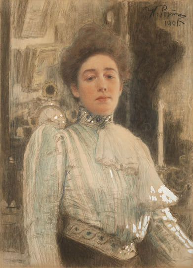 Илья Репин, «Портрет А.П. Боткиной», 1901. ГТГ 
