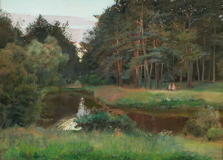 Константин Сомов, «В сумерках», 1897. ГТГ 