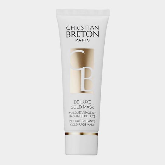 Christian Breton, антивозрастная маска для лица De Luxe Gold Mask. В составе: экстракт зелёной икры каулерпы, частицы 24-каратного золота, аллантоин, алоэ вера 