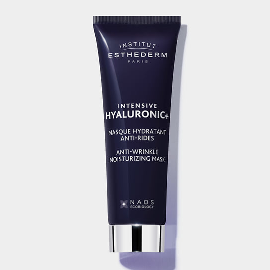 Institut Esthederm, увлажняющая маска Intensive Hyaluronic+. В составе: три формы гиалуроновой кислоты и полиглутаминовая кислота 