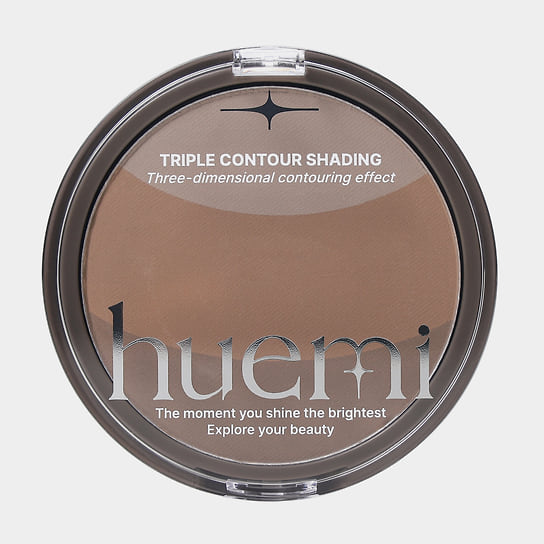 Huemi, трехцветная палетка-скульптор для лица Triple Contour Shading 