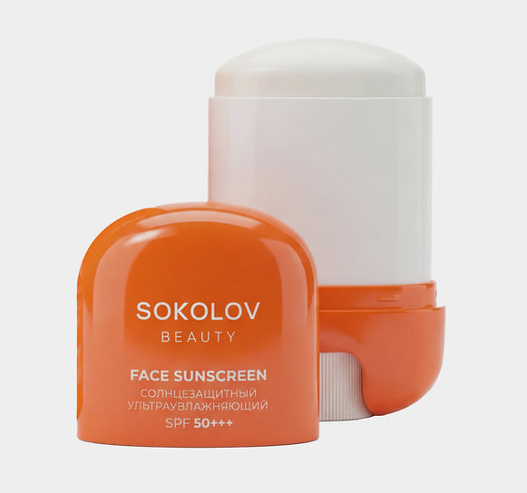 Sokolov Beauty, матирующий стик для лица SPF 50 с барьером против UVA- и UVB-излучения 