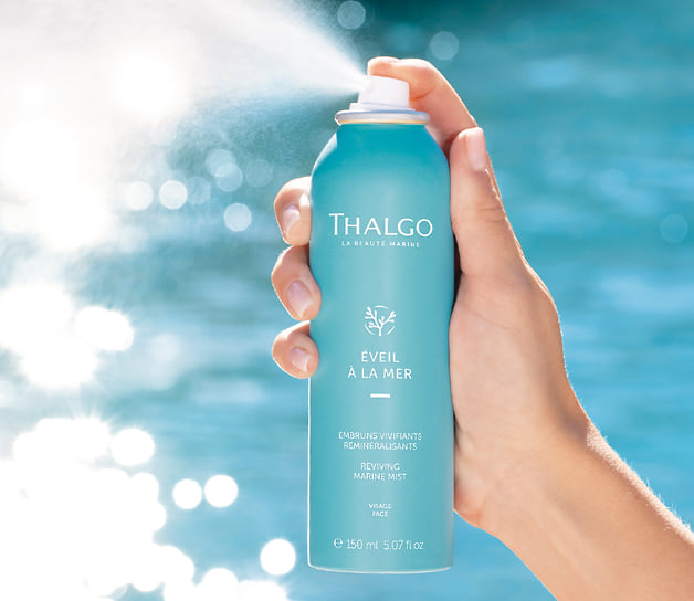 Thalgo, восстанавливающий спрей Eveil A La Mer с морской водой и микроэлементами: тонизирует кожу, увлажняет и наполняет энергией