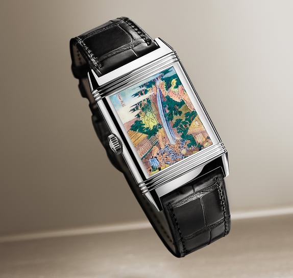 Часы Reverso Tribute Enamel Hokusai Waterfalls Series, Jaeger-LeCoultre  