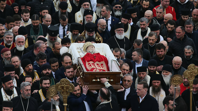 В Тбилиси простились с католикосом—патриархом Грузии Илией II