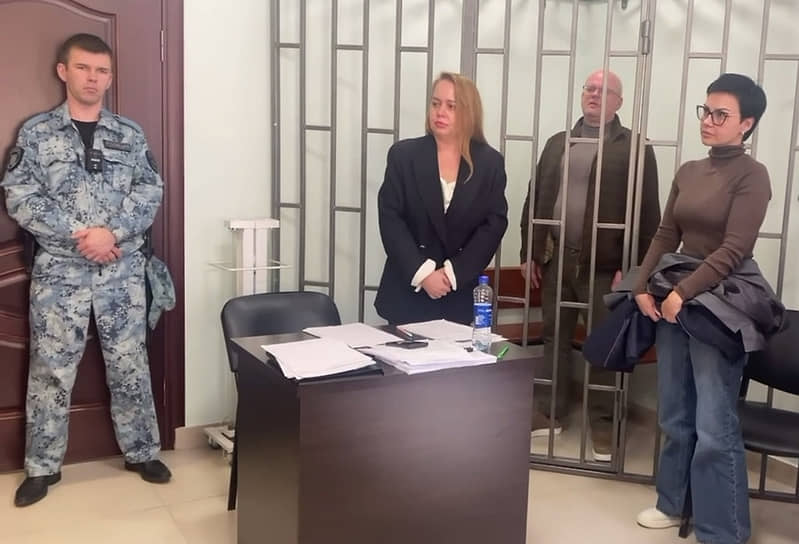 Евгений Горобец в зале суда