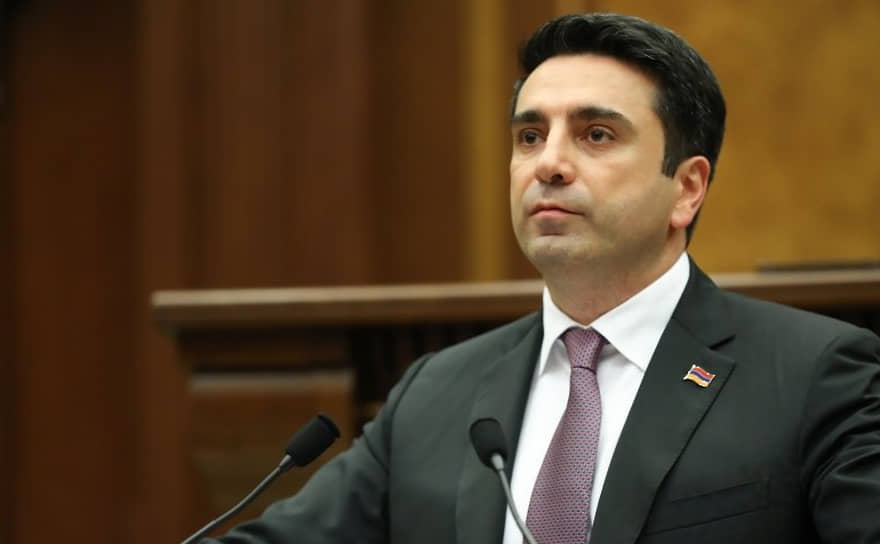 Спикер парламента Армении Ален Симонян 