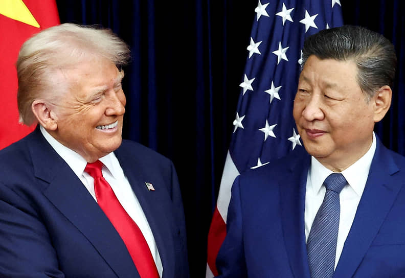 Президент США Дональд Трамп и председатель КНР Си Цзиньпин
