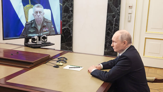 Командующий РВСН доложил Путину об успешном пуске ракеты «Сармат»