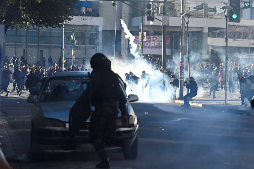 Протесты в Ла-Пасе, 14 мая