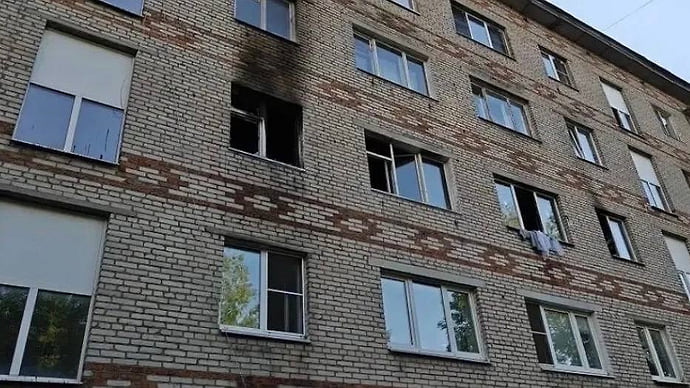 Число пострадавших при пожаре в Лобне выросло до трех