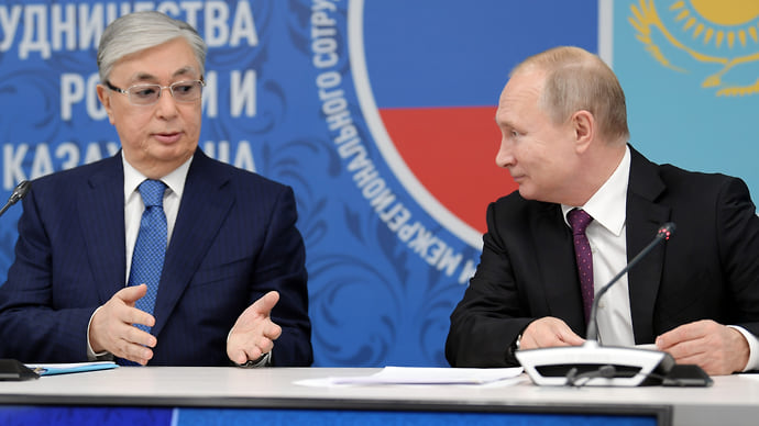 Токаев рассказал Путину о визите в Брюссель