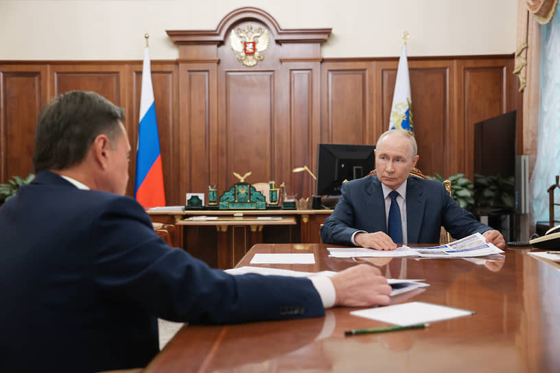 Андрей Воробьев и Владимир Путин