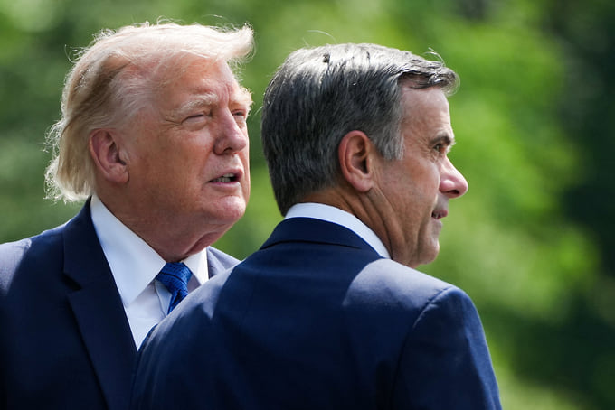 Президент США Дональд Трамп и директор ЦРУ Джон Рэтклифф