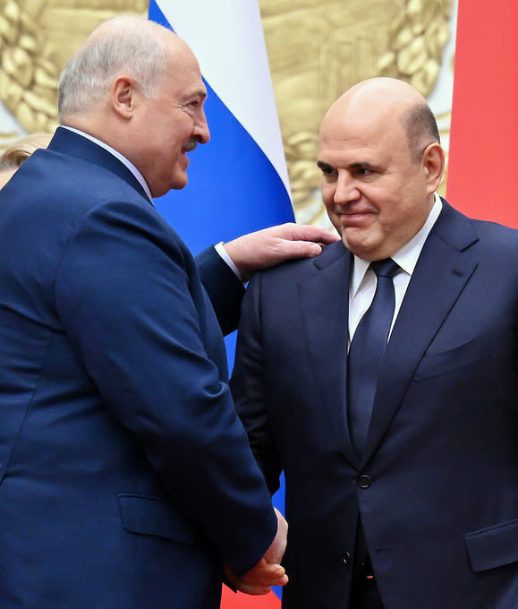 Александр Лукашенко и Михаил Мишустин