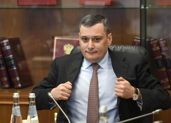 Губернатор Курской области Александр Хинштейн