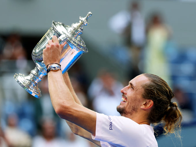 Теннисист Александр Зверев стал чемпионом US Open