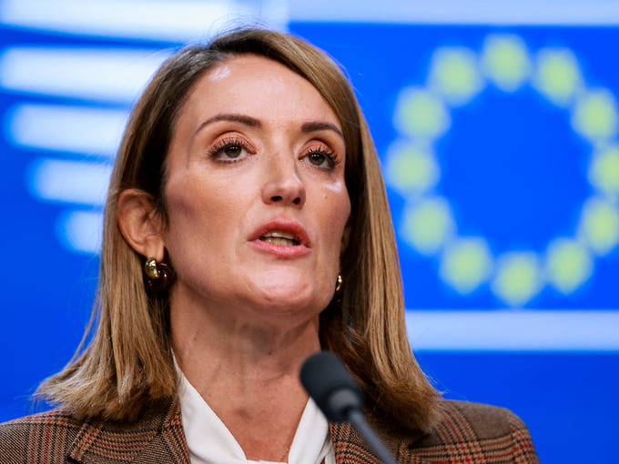 Председатель Европарламента Роберта Метсола