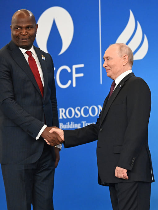 Даниэл Франсишко Чапа и Владимир Путин