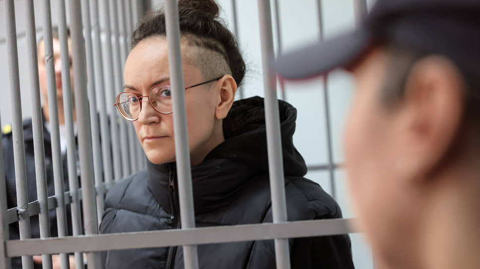 Адвокат Жанна Калегина во время заседания суда