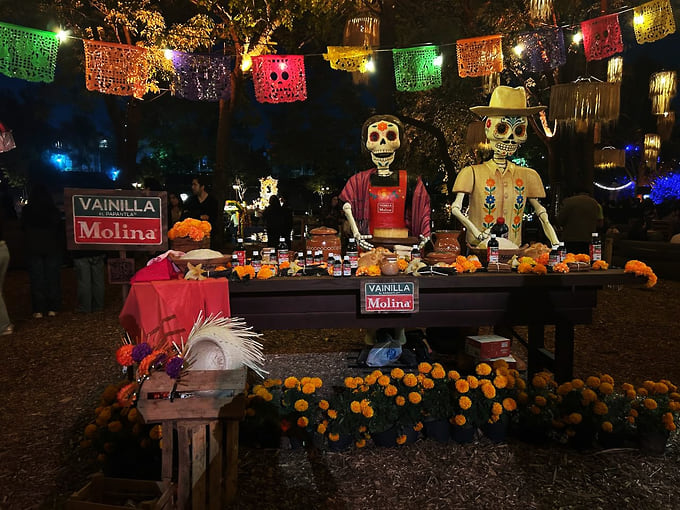 Празднование Dia de los Muertos 